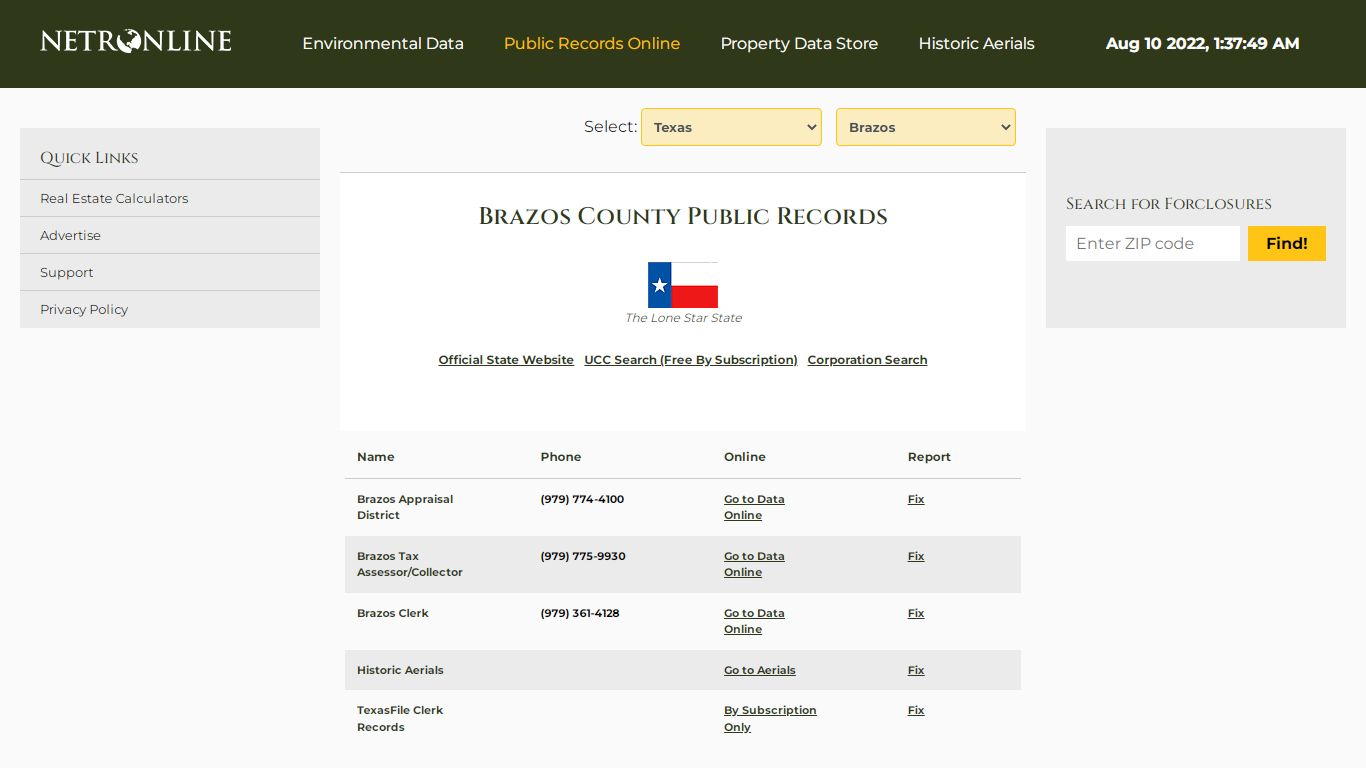 NETR Online • Brazos • Brazos Public Records, Search ...